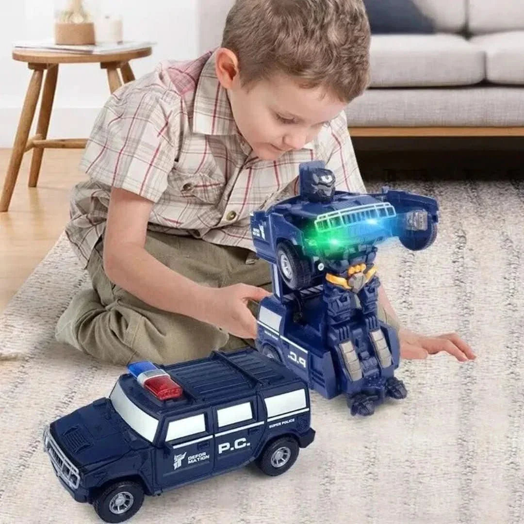 RoboDrive Bil – Transformer Robotlegetøj | Kreative & Actionfyldte Eventyr for Børn