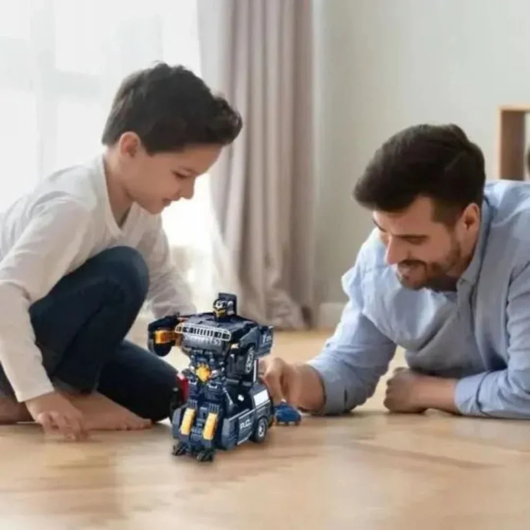 RoboDrive Bil – Transformer Robotlegetøj | Kreative & Actionfyldte Eventyr for Børn