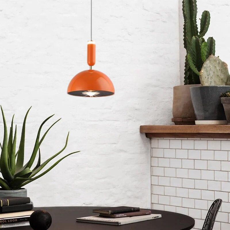 Nordisk macaron LED pendel – Moderne stilfuld hængelampe til stue, køkken og spisestue