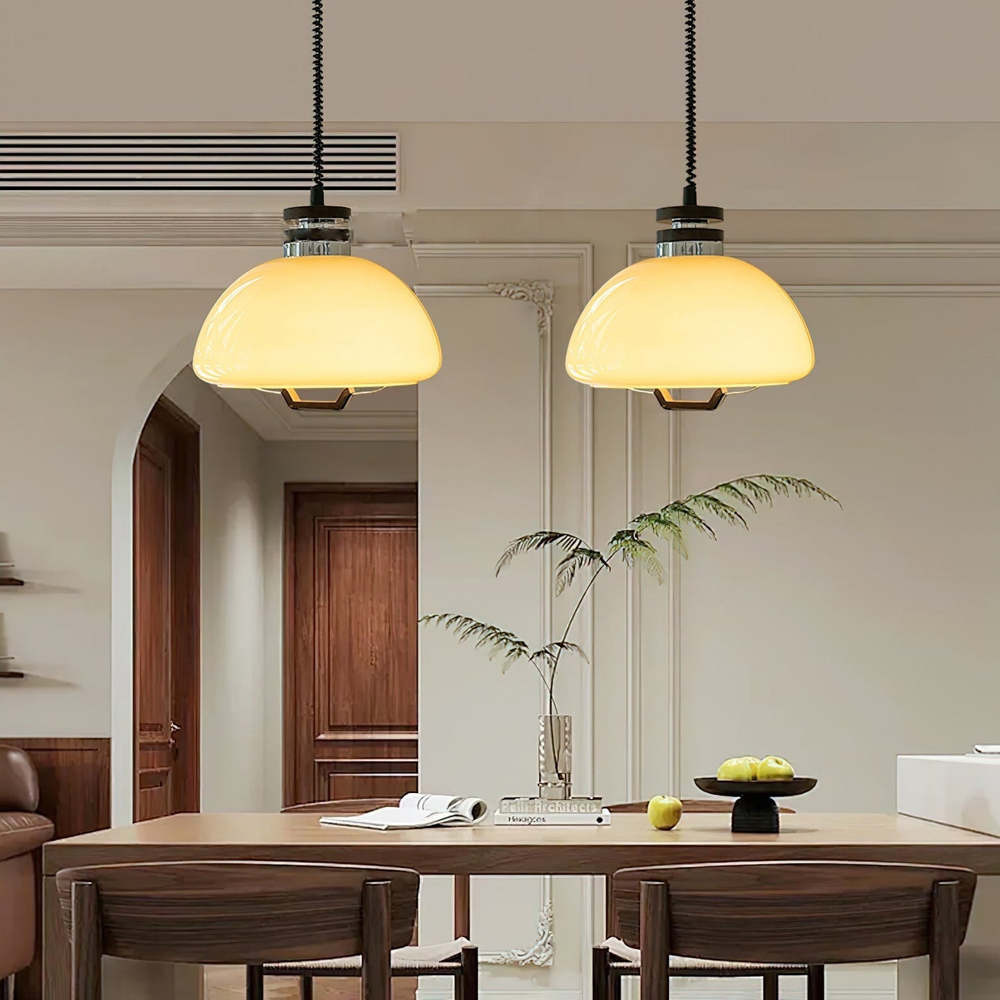 Vela Pudding – Moderne Pendellampe i Elegant Organisk Design til Spisestue og Stue