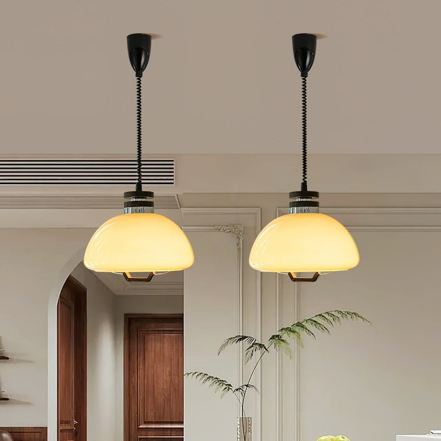 Vela Pudding – Moderne Pendellampe i Elegant Organisk Design til Spisestue og Stue