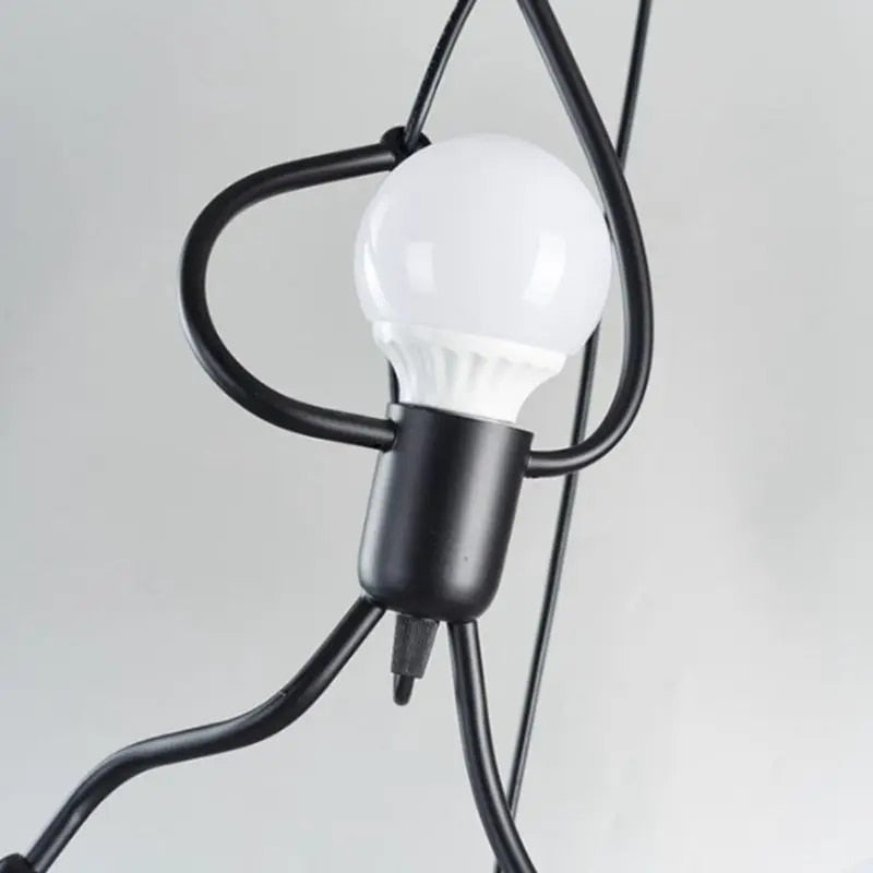 FunkyLight Retro – Kreativ Væglampe i Iron Man Design til Unik og Dekorativ Indretning