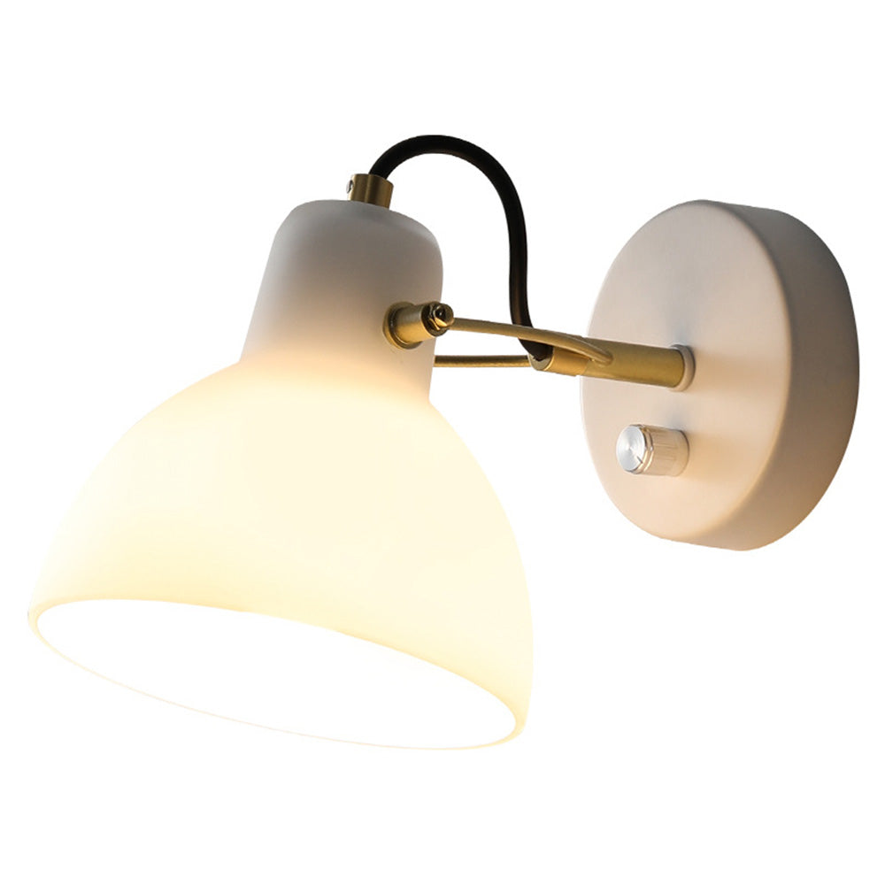 EssenceGlow - Minimalistisk hvid væglampe i glas