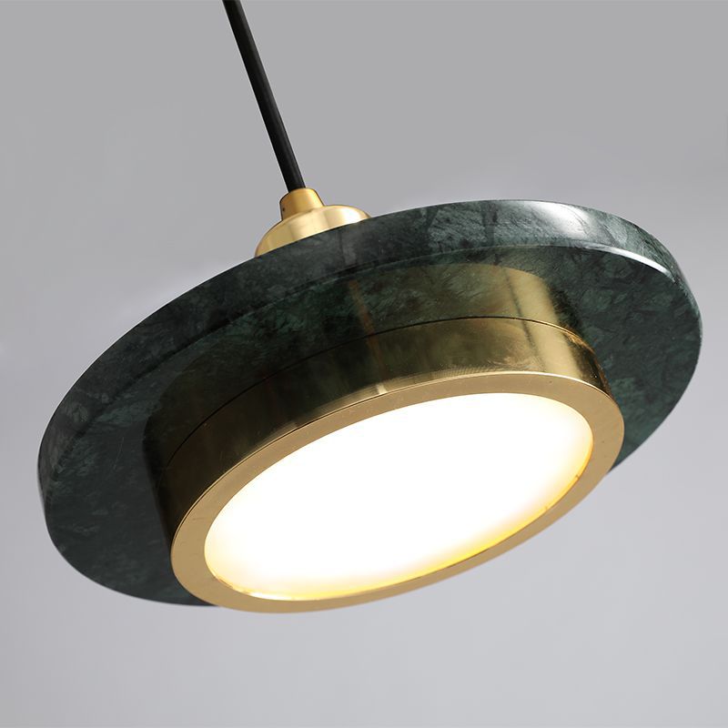 MarbleGlow – Moderne Pendellampe i Enkel Marmor Design til Spisestue og Stue