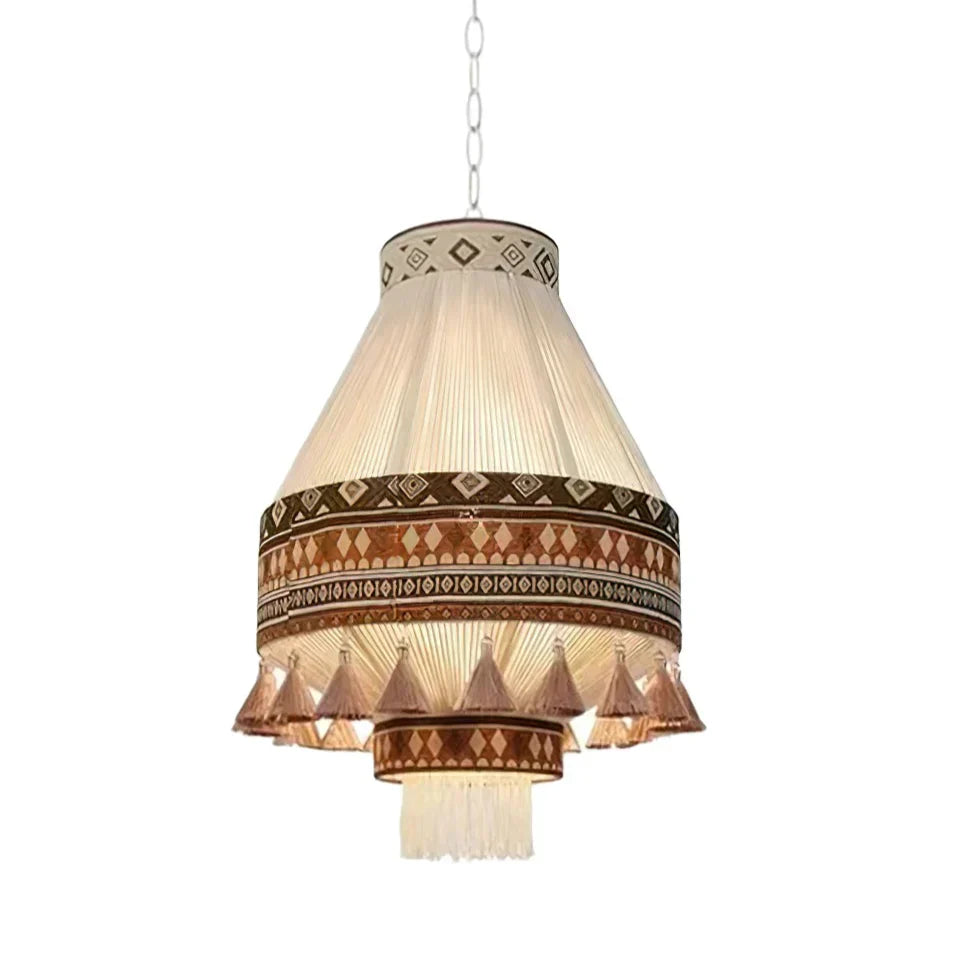 BohoLight – Pendellampe med Frynser i Boheme Design til Stue og Spisestue