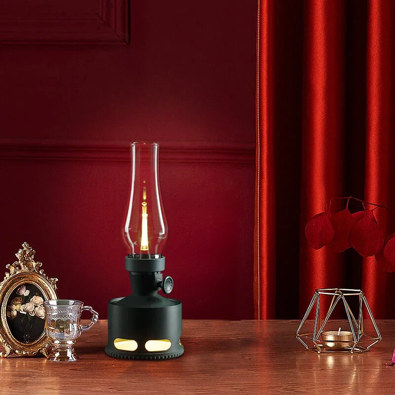 VintageGlow – LED Lanterne i Retro Design til Hygge og Udendørs Stemning