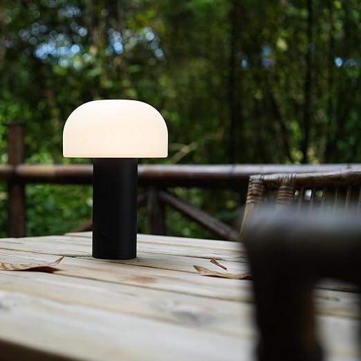 Champignon bordlampe i europæisk design – Elegant moderne lampe til stue, soveværelse og kontor