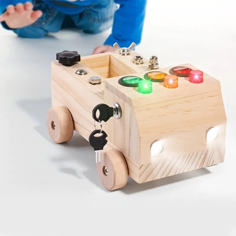 Montessori Travle Bord - Lær og leg med LED'er
