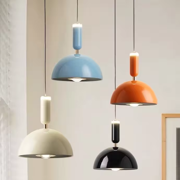 Nordisk macaron LED pendel – Moderne stilfuld hængelampe til stue, køkken og spisestue