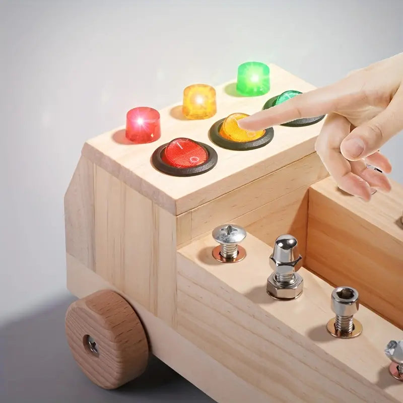 Montessori Travle Bord - Lær og leg med LED'er