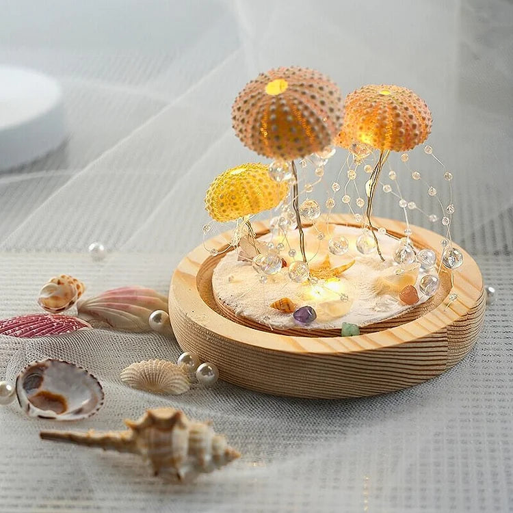 SeaUrchin Light – Kreativt DIY Natlys i Søpindsvin Design til Unik og Dekorativ Belysning