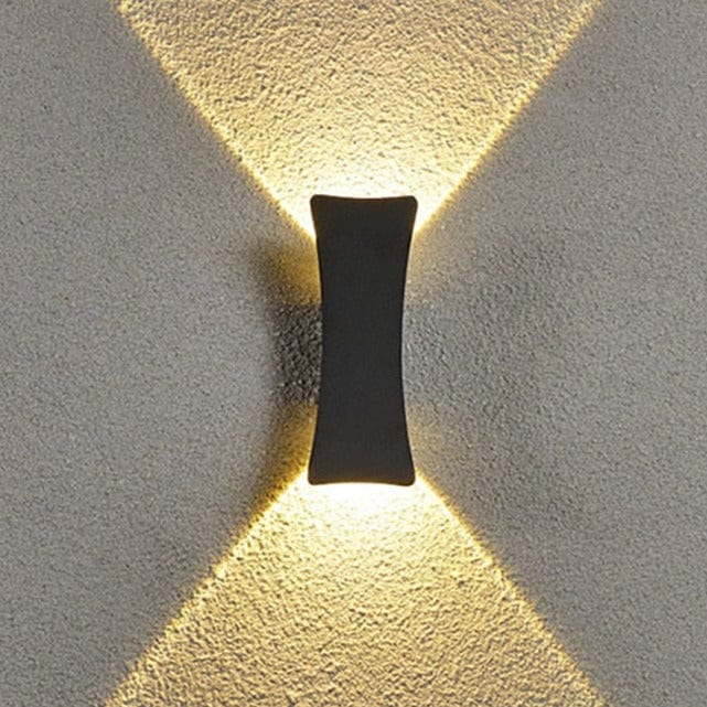Sunset Glow – Elegant Udendørs Væglampe til Facade, Terrasse og Havebelysning