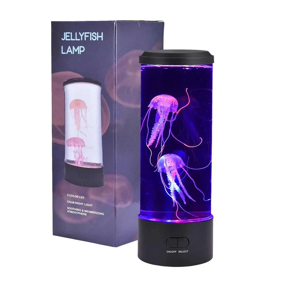 Jellyfish Lamp – Beroligende Farver og Ren Serenitet til Dit Hjem