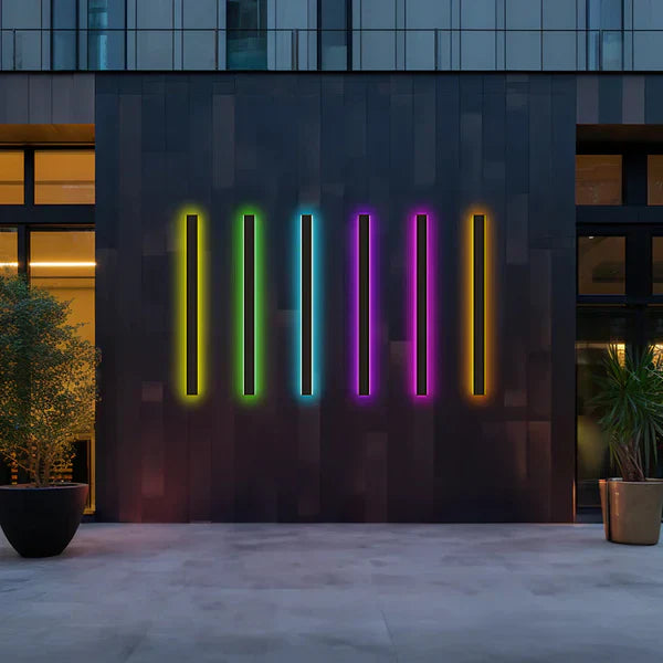 Edge Glow – Moderne LED Væglamper i Elegant Design til Indendørs og Udendørs Belysning