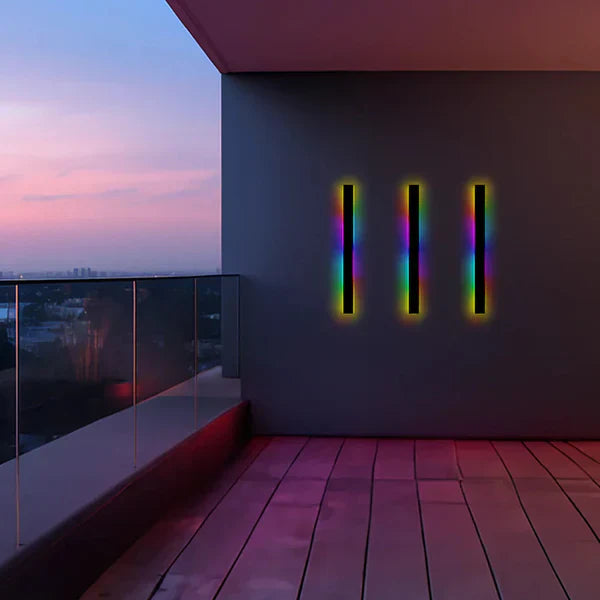 Edge Glow – Moderne LED Væglamper i Elegant Design til Indendørs og Udendørs Belysning