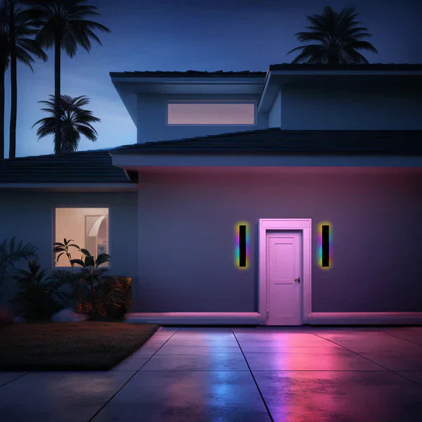 Edge Glow – Moderne LED Væglamper i Elegant Design til Indendørs og Udendørs Belysning