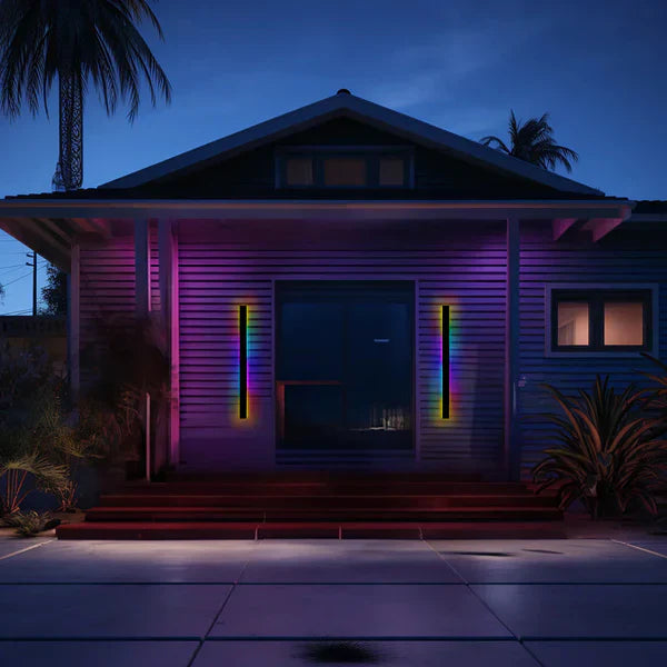 Edge Glow – Moderne LED Væglamper i Elegant Design til Indendørs og Udendørs Belysning