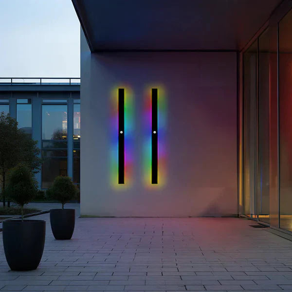 Edge Glow – Moderne LED Væglamper i Elegant Design til Indendørs og Udendørs Belysning