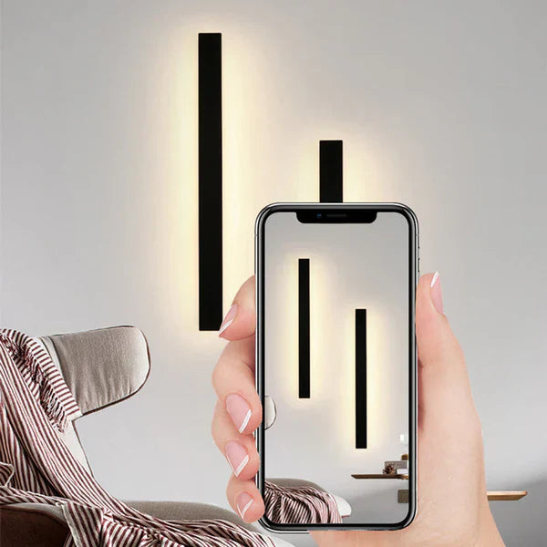 Edge Glow – Moderne LED Væglamper i Elegant Design til Indendørs og Udendørs Belysning