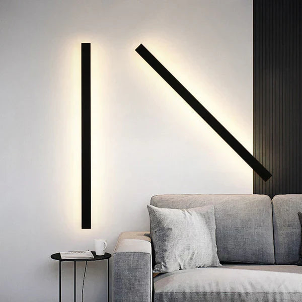 Edge Glow – Moderne LED Væglamper i Elegant Design til Indendørs og Udendørs Belysning