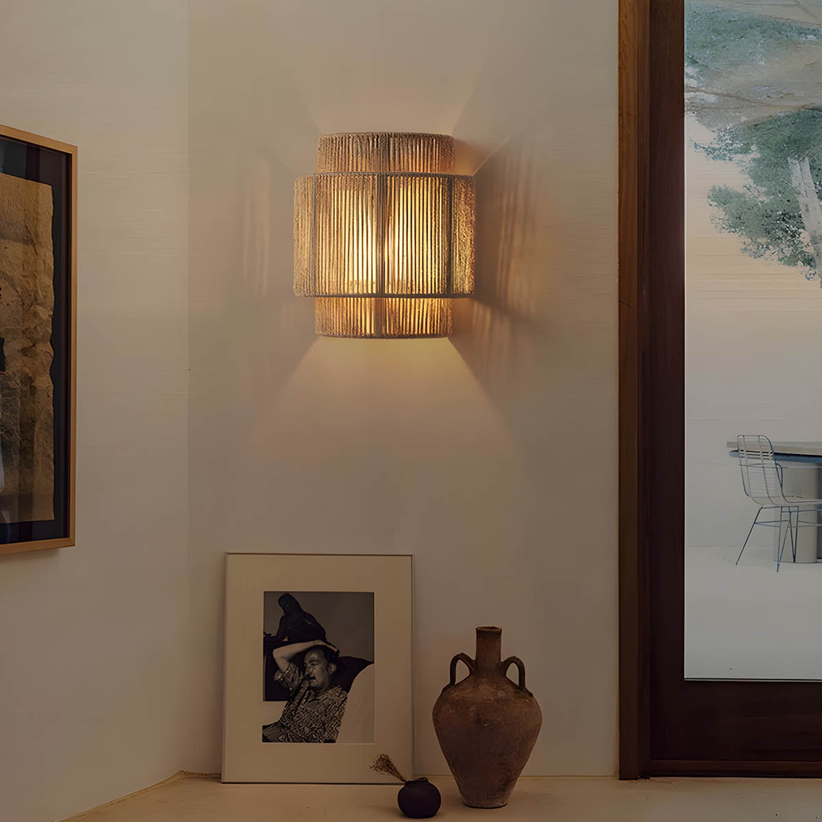 Hikari Glow – Elegant Væglampe i Moderne Japansk-Inspireret Design til Stemningsfuld Belysning