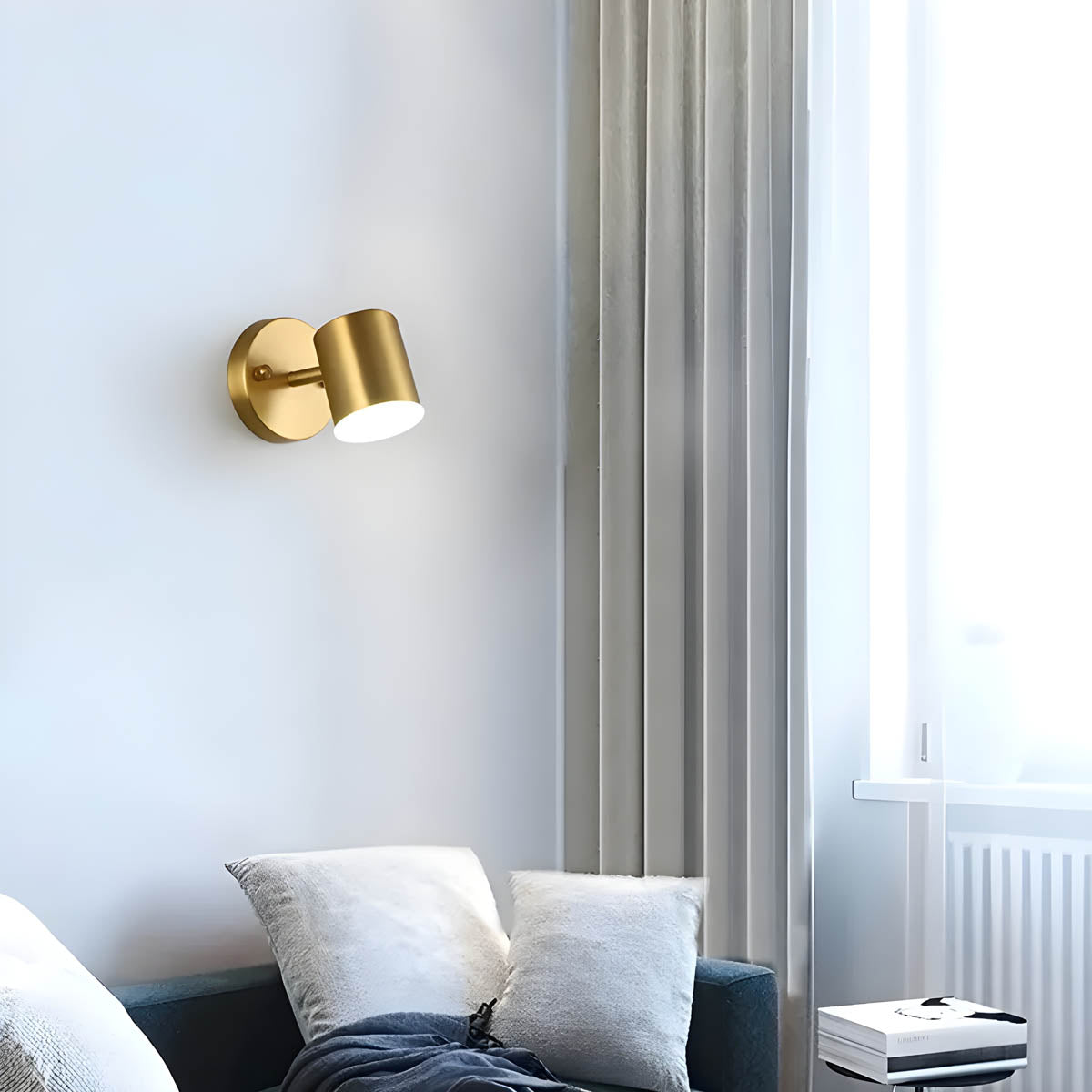 NordicCopper Glow – LED Væglamper i Elegant Kobberfinish til Moderne Skandinavisk Indretning