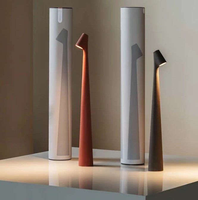 LuminaVista – Elegant Bærbar Bordlampe med Indbygget Batteri til Hygge og Fleksibel Belysning