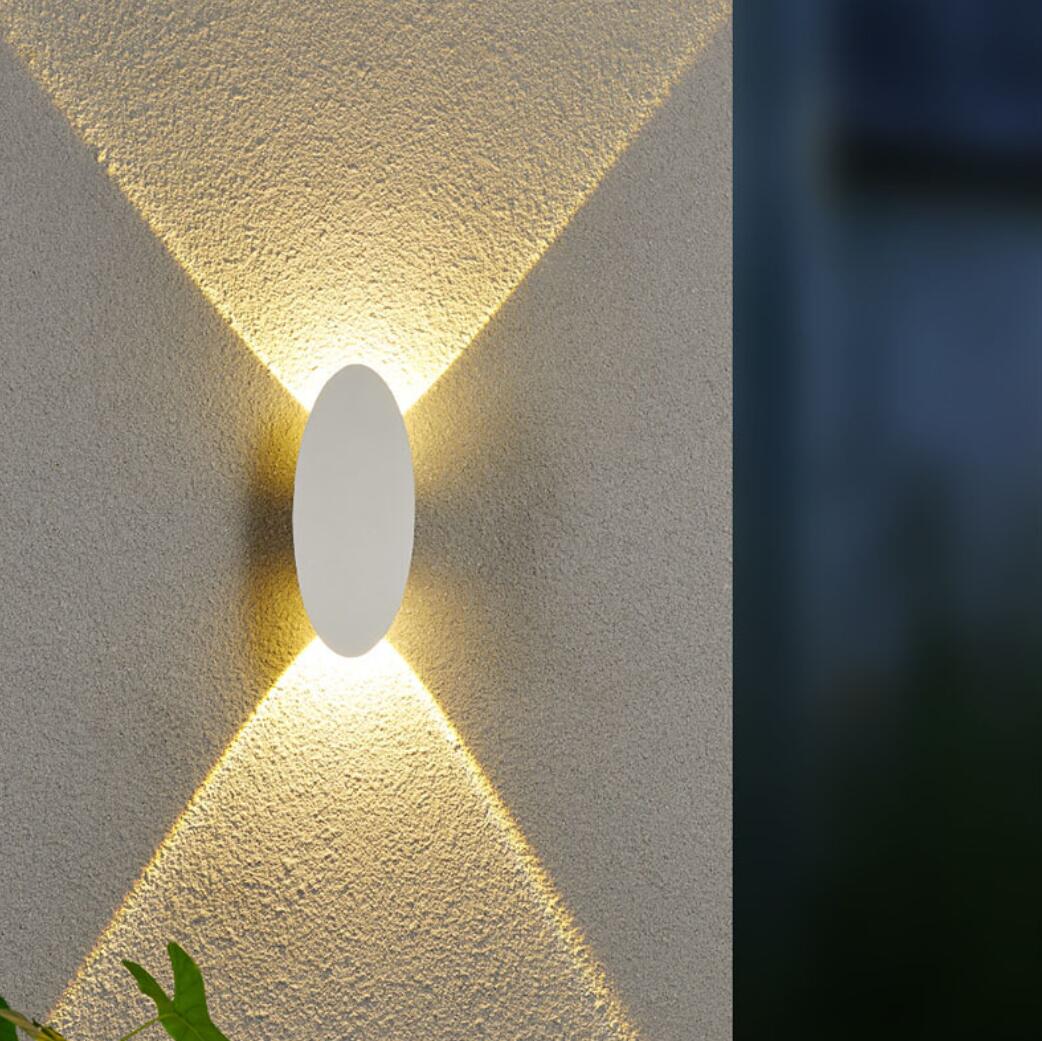 Sunset Glow – Elegant Udendørs Væglampe til Facade, Terrasse og Havebelysning