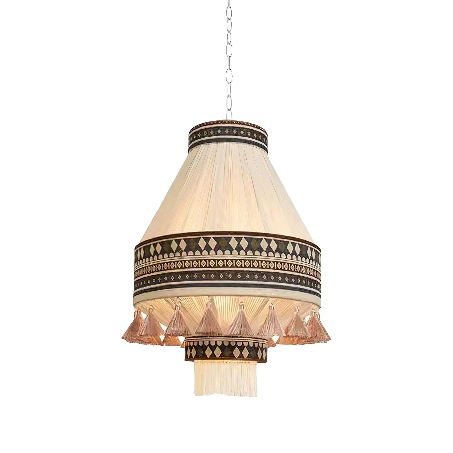 BohoLight – Pendellampe med Frynser i Boheme Design til Stue og Spisestue