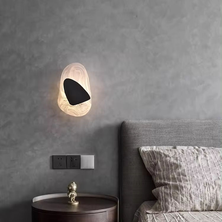 CrystalBeam – Kreativ Moderne LED Væglampe i Glas til Elegant og Unik Indretning