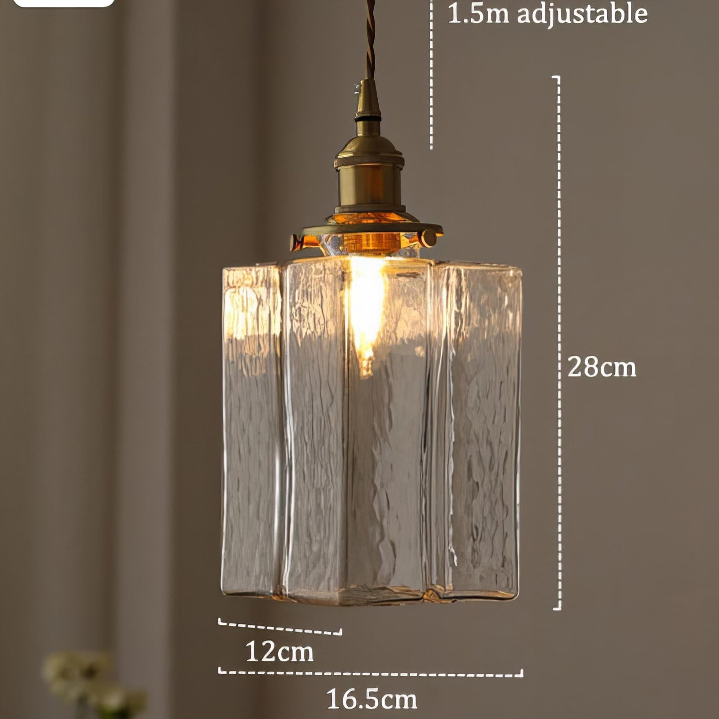 Fatima – Retroinspireret Glaspendel i Moderne Design til Spisestue og Stue