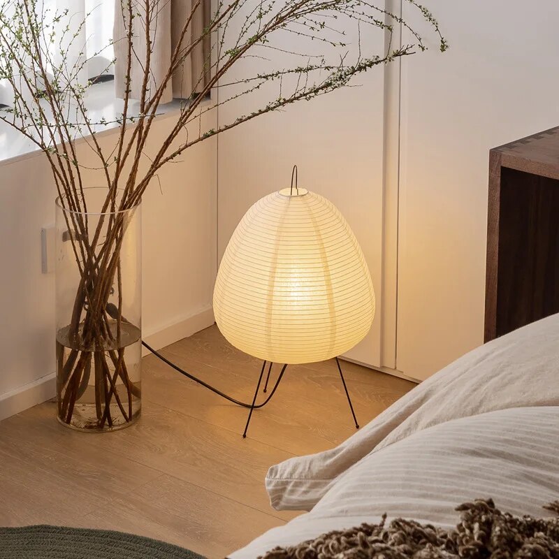 ZenLight – Japanske Rispapirslamper i Traditionelt Design til Hyggelig og Naturlig Belysning