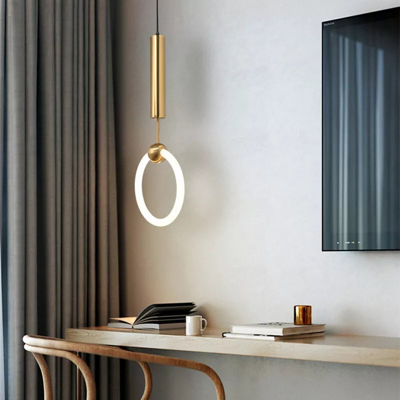 Nordic Simple – Enkel LED Pendellampe i Moderne Nordisk Design til Spisestue og Stue