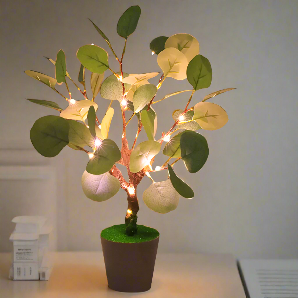 Julegren LED natlys – Dekorativ hyggelig lampe til stue, soveværelse og gang