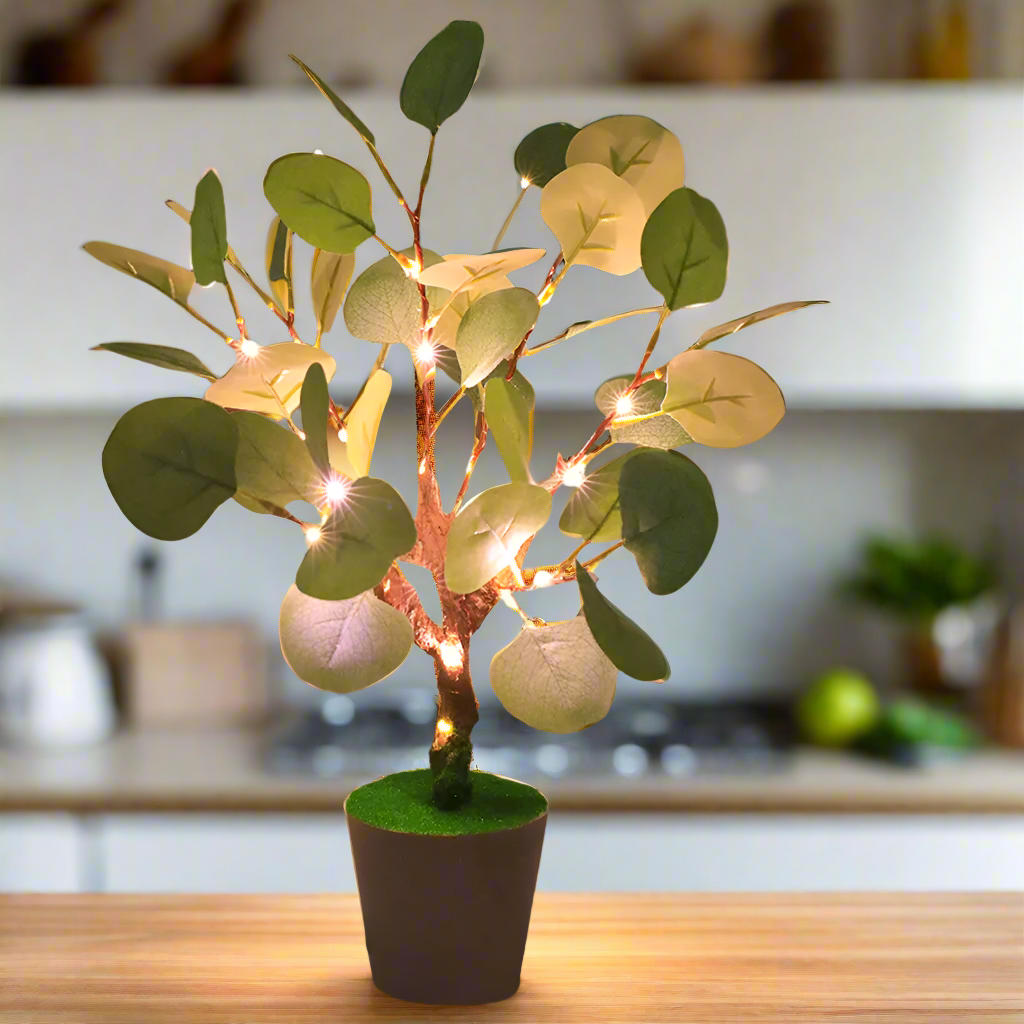 Julegren LED natlys – Dekorativ hyggelig lampe til stue, soveværelse og gang