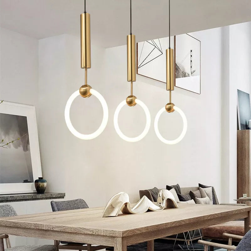 Nordic Simple – Enkel LED Pendellampe i Moderne Nordisk Design til Spisestue og Stue