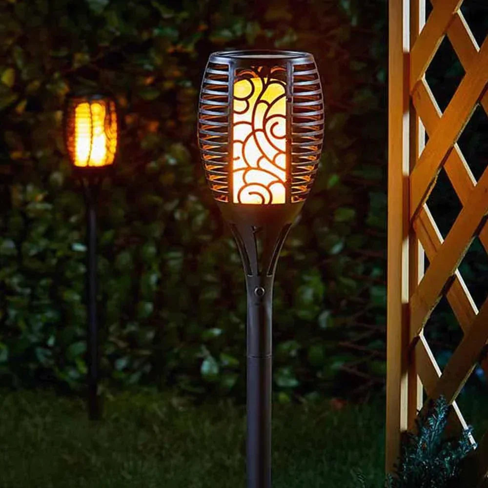 SolarTouch Duo – Udendørs Solcellelamper med Touch-aktivering (2-pak) til Have, Terrasse og Altan