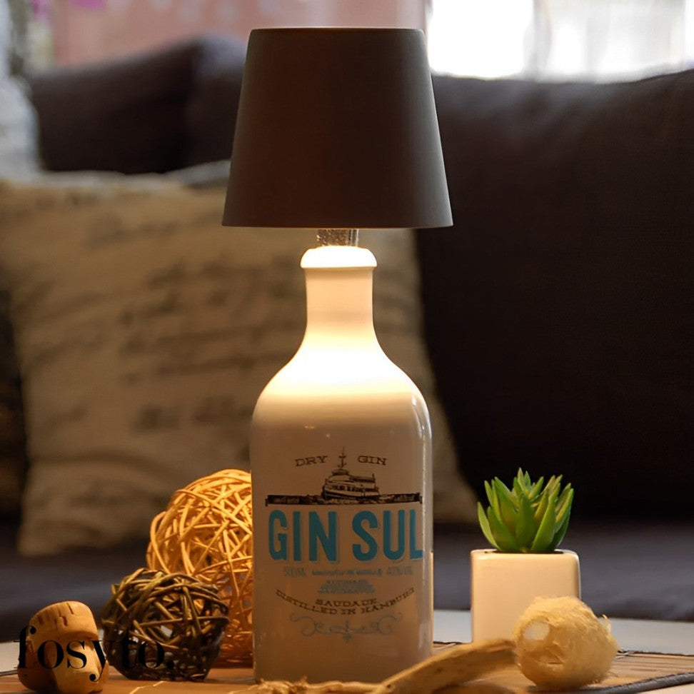 BottleLamp – Trådløs Genopladelig Flaskelampe til Hygge og Dekorativ Belysning