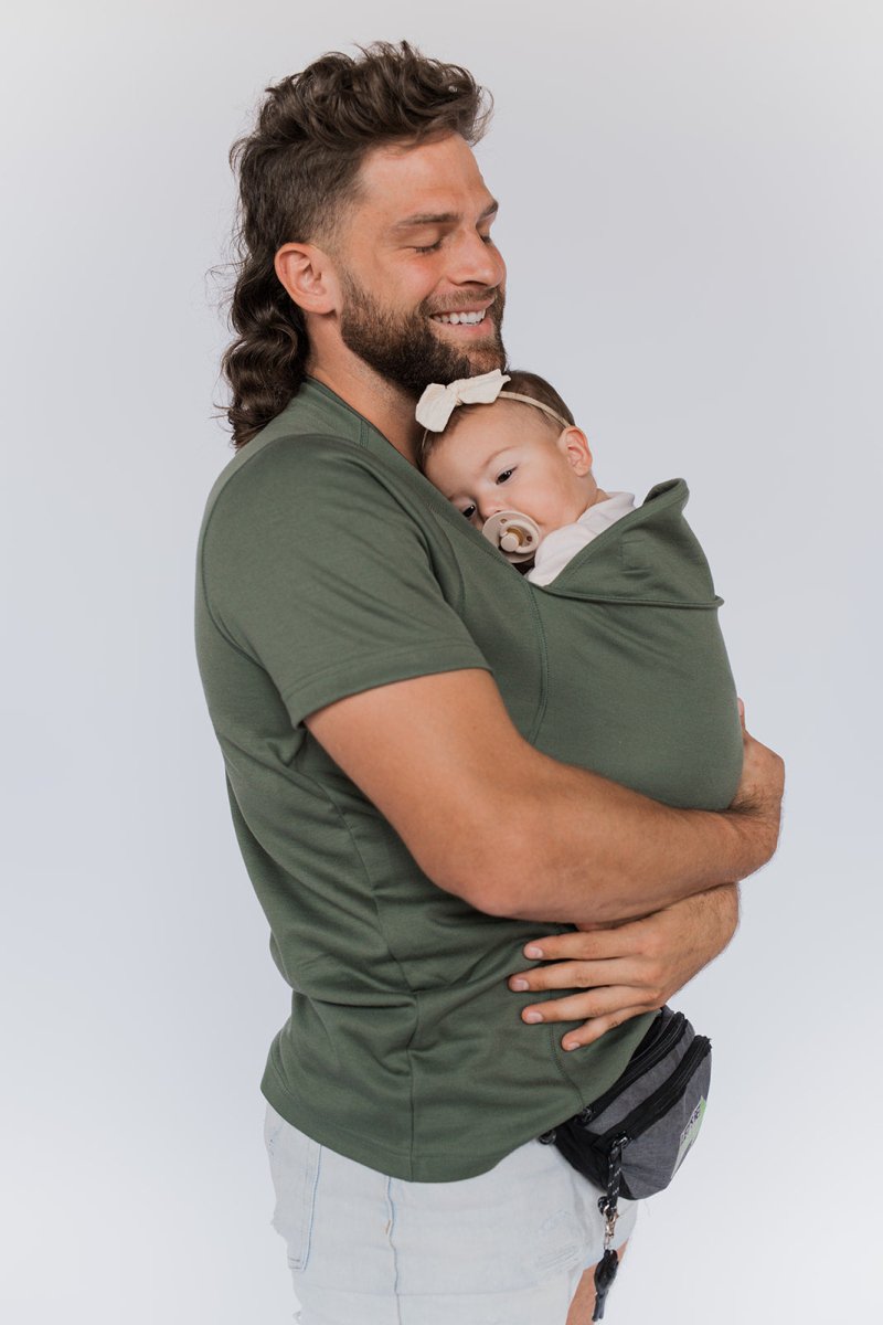 Premium Baby T-shirt Bæresele - Oplev Stil og Komfort med den Premium Baby Bære-T-shirt