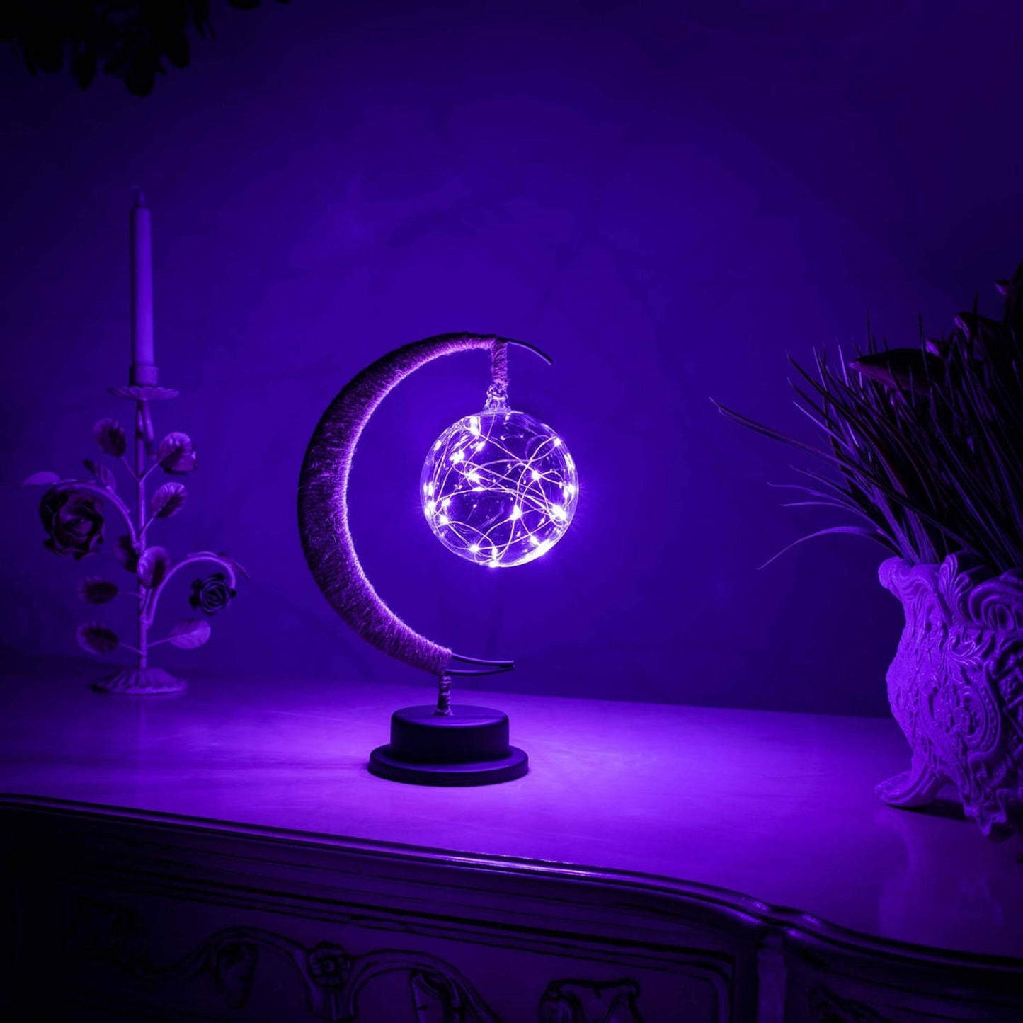 Enchanted Moon – Dekorativ Månelampe med Magisk Glød til Hygge og Stemningsfuld Indretning