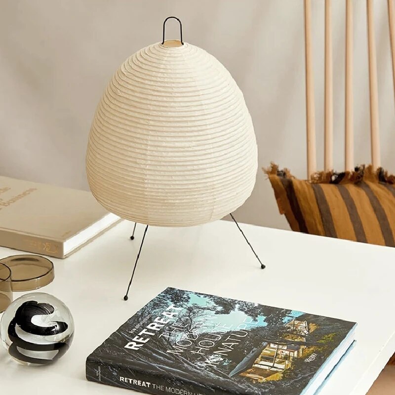 ZenLight – Japanske Rispapirslamper i Traditionelt Design til Hyggelig og Naturlig Belysning