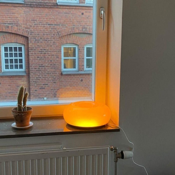 Bauhaus Donut Glow – Multifunktionel Væg- og Bordlampe i Ikonisk Bauhaus Design