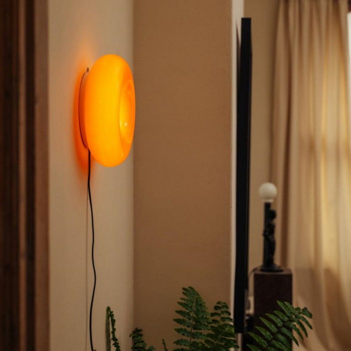 Bauhaus Donut Glow – Multifunktionel Væg- og Bordlampe i Ikonisk Bauhaus Design