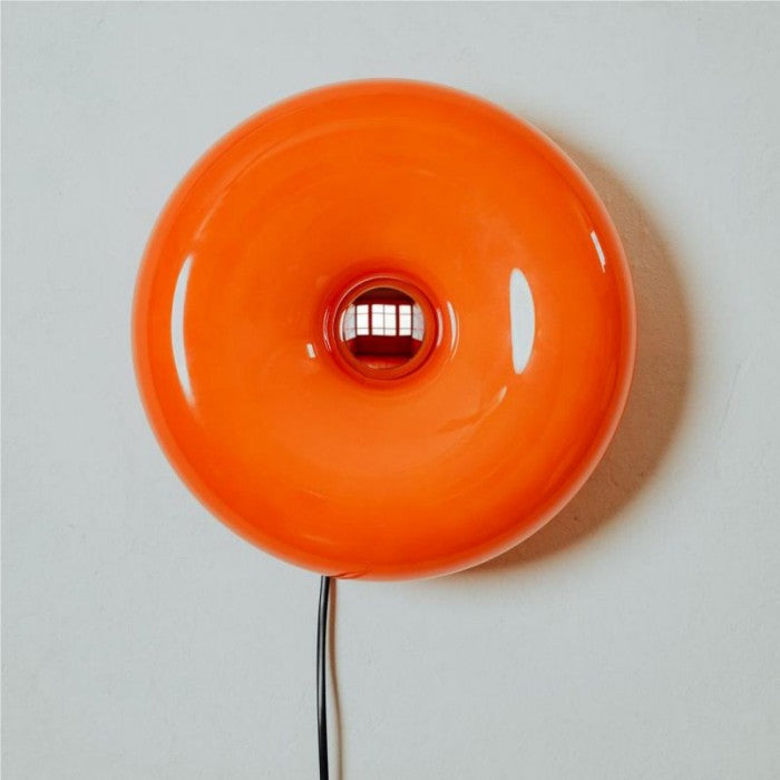 Bauhaus Donut Glow – Multifunktionel Væg- og Bordlampe i Ikonisk Bauhaus Design