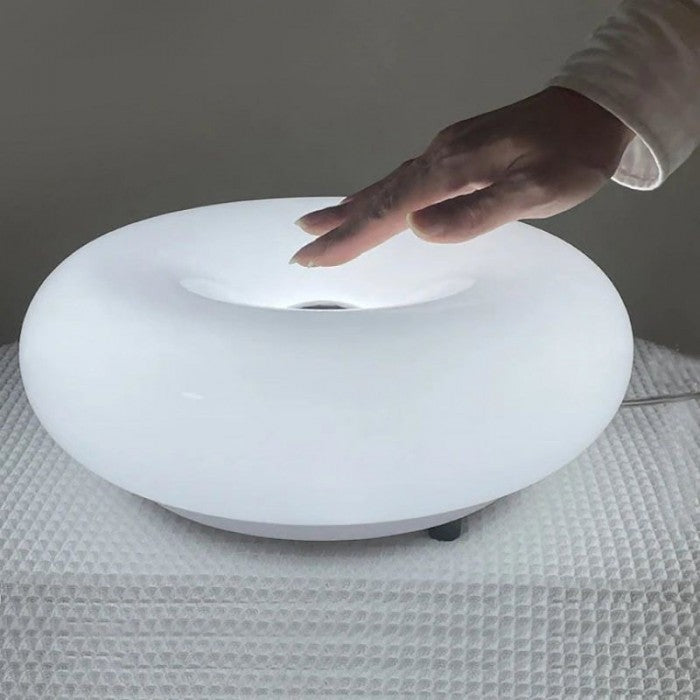 Bauhaus Donut Glow – Multifunktionel Væg- og Bordlampe i Ikonisk Bauhaus Design