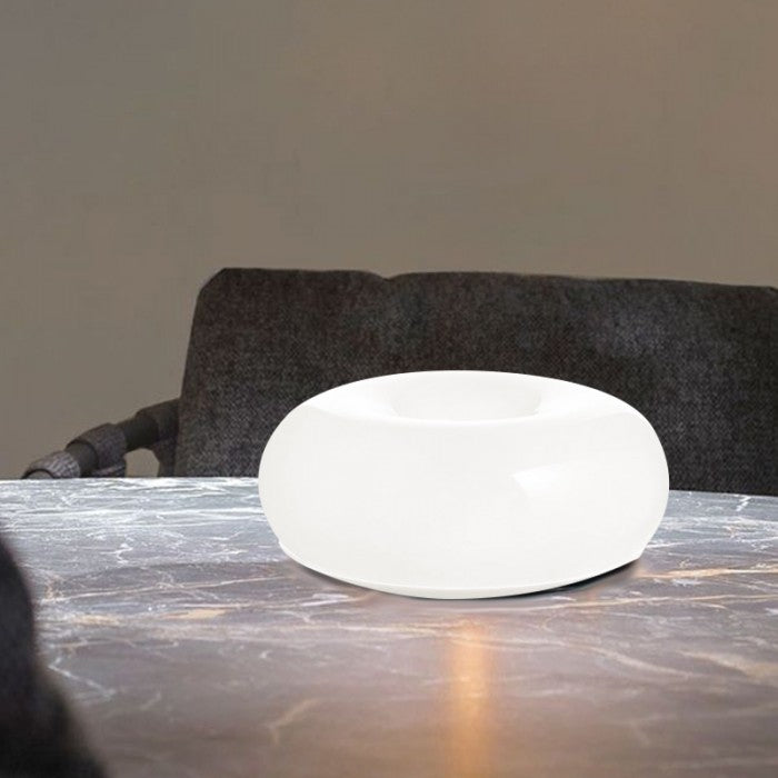 Bauhaus Donut Glow – Multifunktionel Væg- og Bordlampe i Ikonisk Bauhaus Design