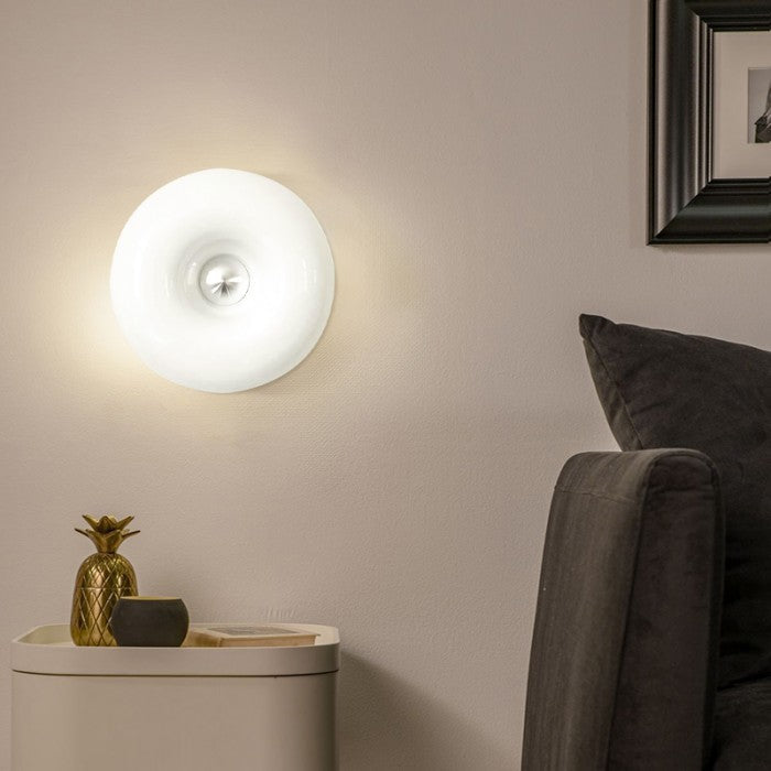 Bauhaus Donut Glow – Multifunktionel Væg- og Bordlampe i Ikonisk Bauhaus Design