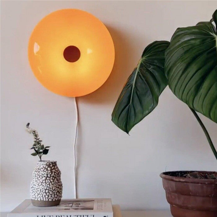 Bauhaus Donut Glow – Multifunktionel Væg- og Bordlampe i Ikonisk Bauhaus Design