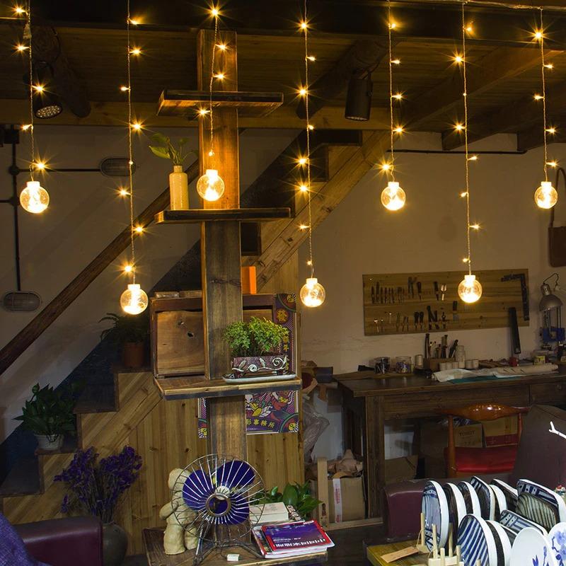 LED Globe udendørs pendellamper – Moderne vejrbestandig hængelampe til terrasse, altan og have