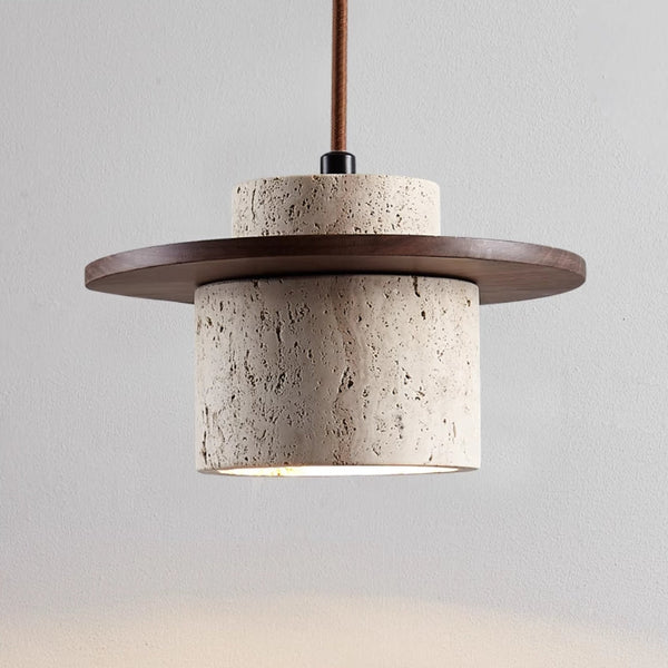 EarthLuxe Lysekrone – Luksuriøs Travertin Design Lysekrone